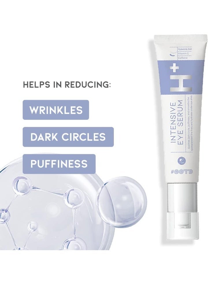 #OOTD سيروم كريم للعين نباتي من #OOTD مع حمض الهيالورونيك وفيتامين C والكافيين — 30 جم - Image 2